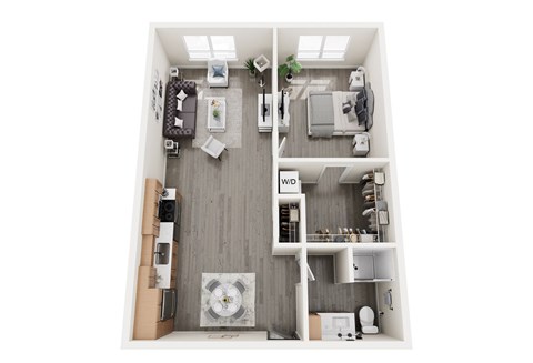Blake Floor Plan at Unite Apartments, North Dakota, 58103